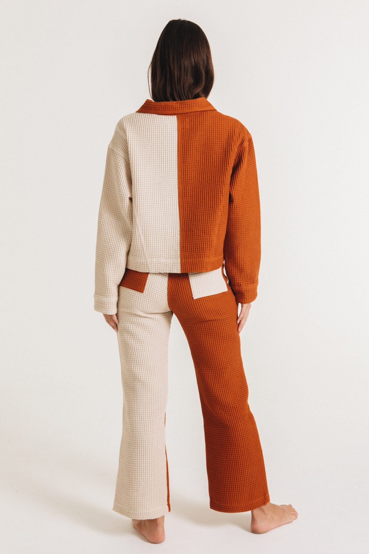 Daisy Mini Waffle Jacket / Two Tone