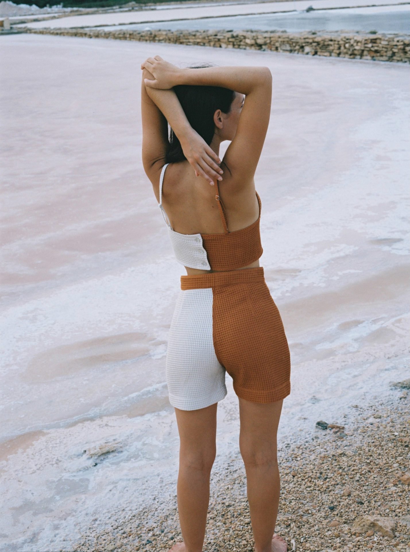 Sea Waffle Top / Two Tone