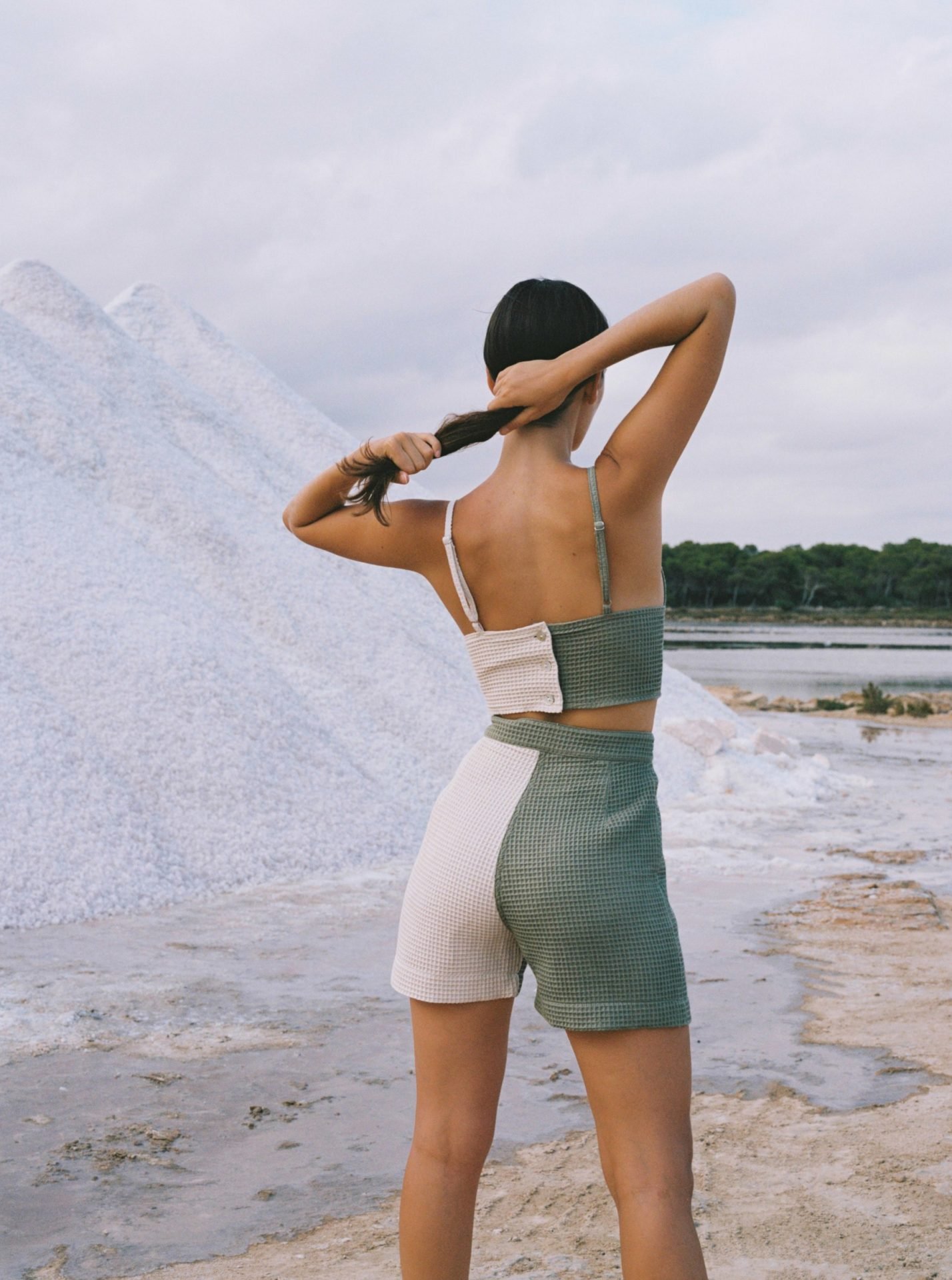 Sea Waffle Top / Two Tone